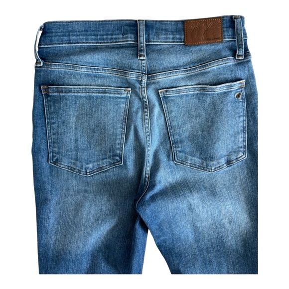 Madewell Women's 9" Mid Rise Skinny Jeans Knee-rip Frayed Hem Size 27 - Picture 5 of 8